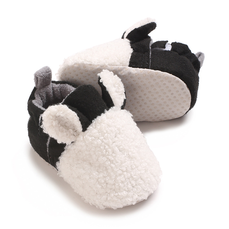 Cute Newborn Baby Shoes With Ear Toddler Baby Crawling Shoes Kidsnest Boys Girls Lamb Slipper Prewalker Trainers Winter Infant Warm Shoes