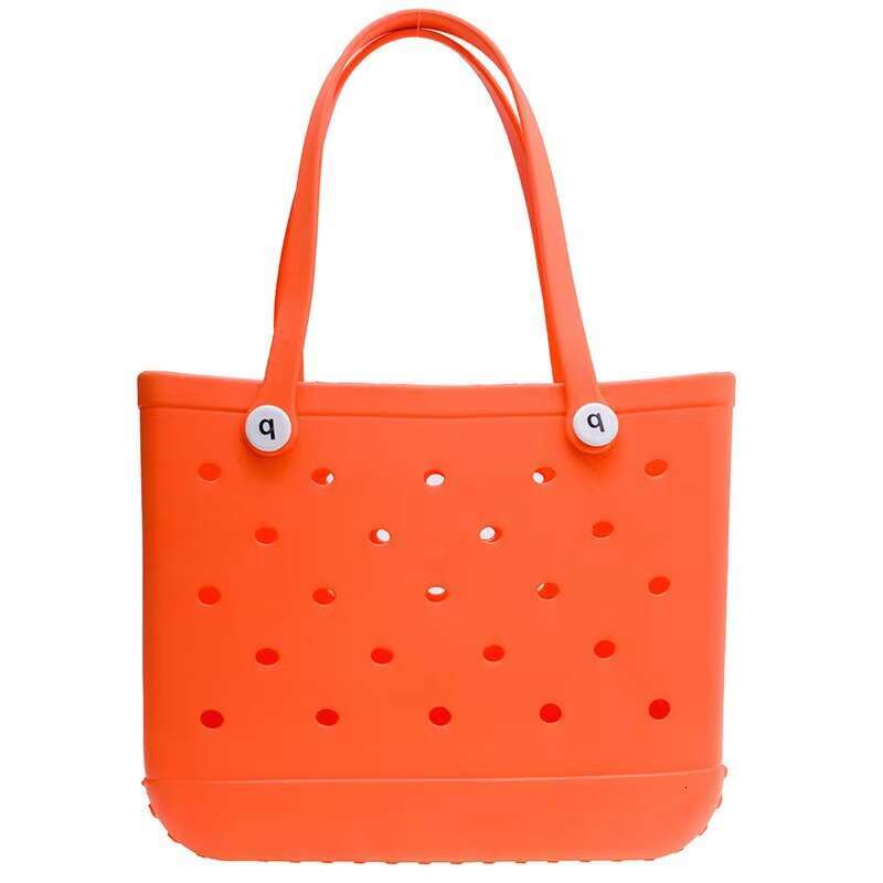 LITTLETON Beach Bag, EVA Hole Large Cross-border European and American Style Injection Molded Handbag New Storage Bag