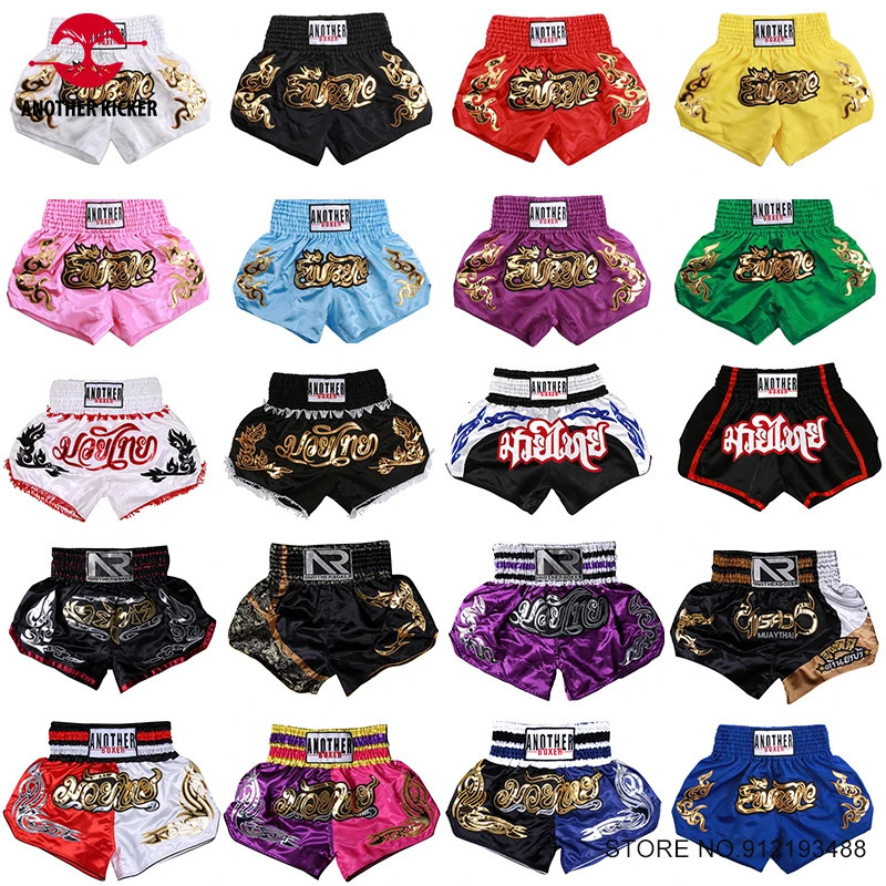 Muay Thai Shorts Boxing Women Men Child y Kickboxing Training Pants Sanda Martial Arts Fight Equipment 241218