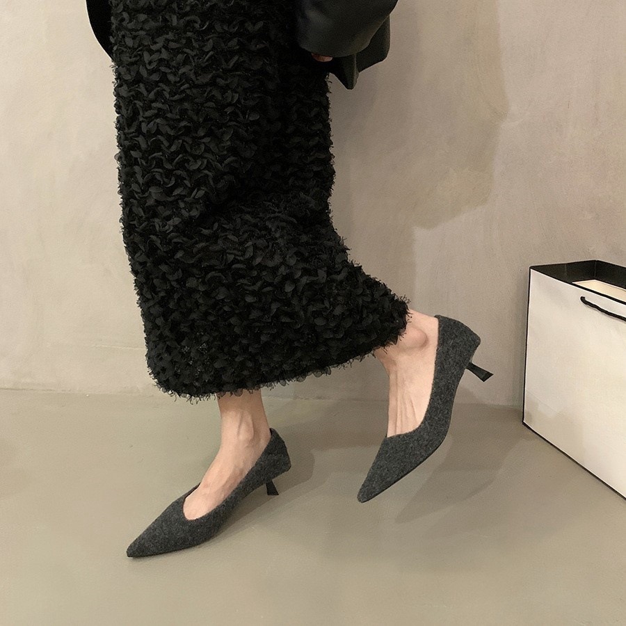 Wedding Shoes High Heels Platform Pumps Woman New Party Dress Stiletto White plush high-heeled shoes