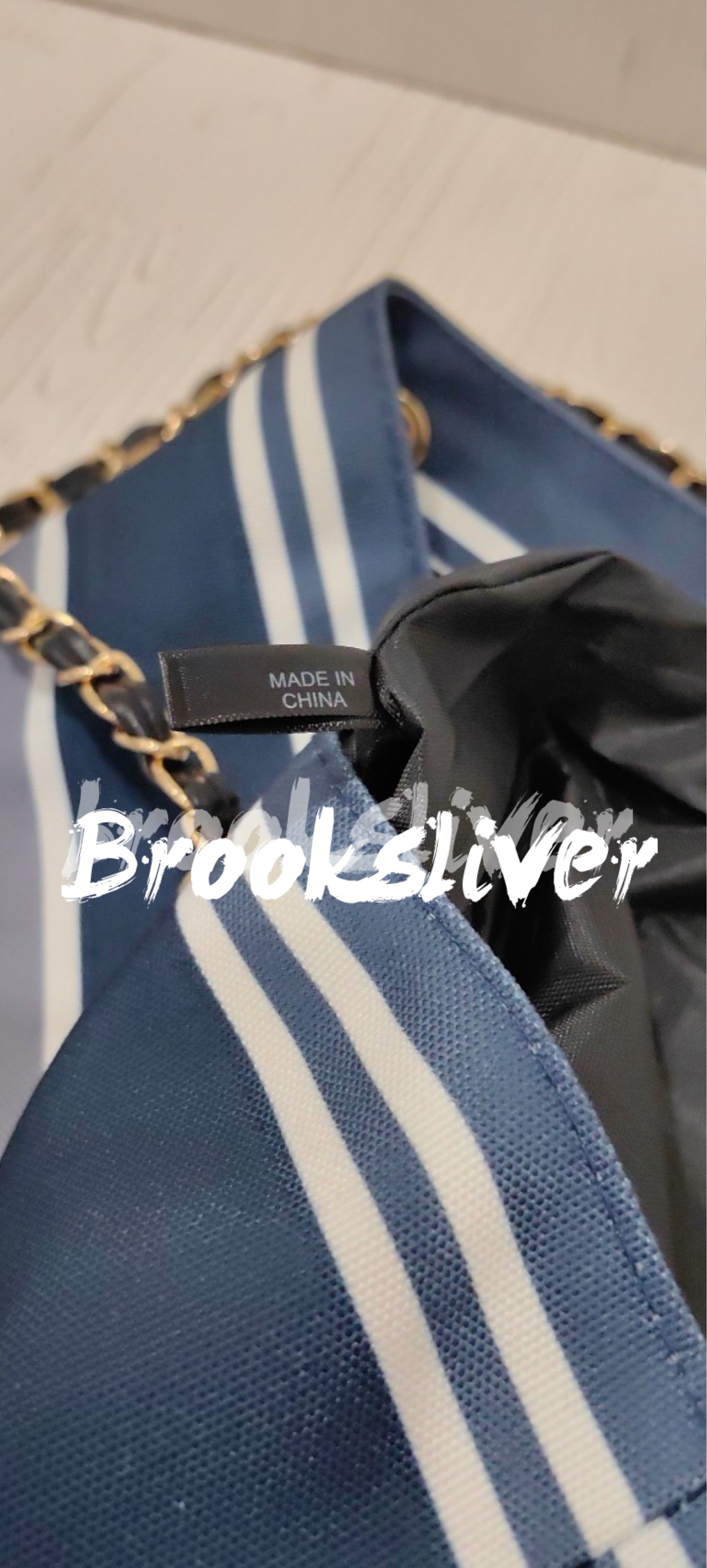 Storage Bags 40X35X10cm stripe Shopping bag printed fashion beach Travel tote C classic makeup Organization