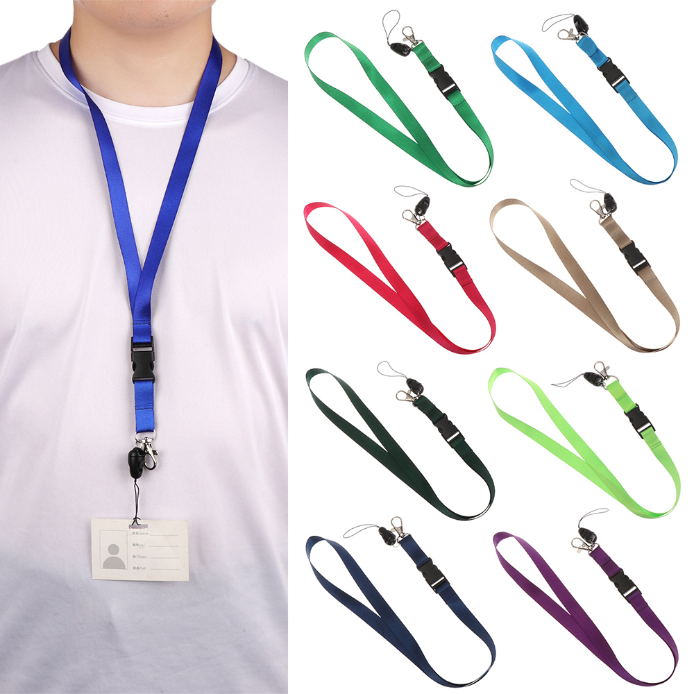 Factory customization LOGO Mobile Phone Lanyard Neck Hanging Lanyards for Keys ID Card Employee Card Badge Holder Straps Camera Rope