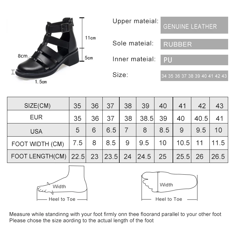 AIYUQI Women Sandals Summer Genuine Leather Ladies Sandals Closure Braided Gladiator Non-Slip Casual Sandals Women