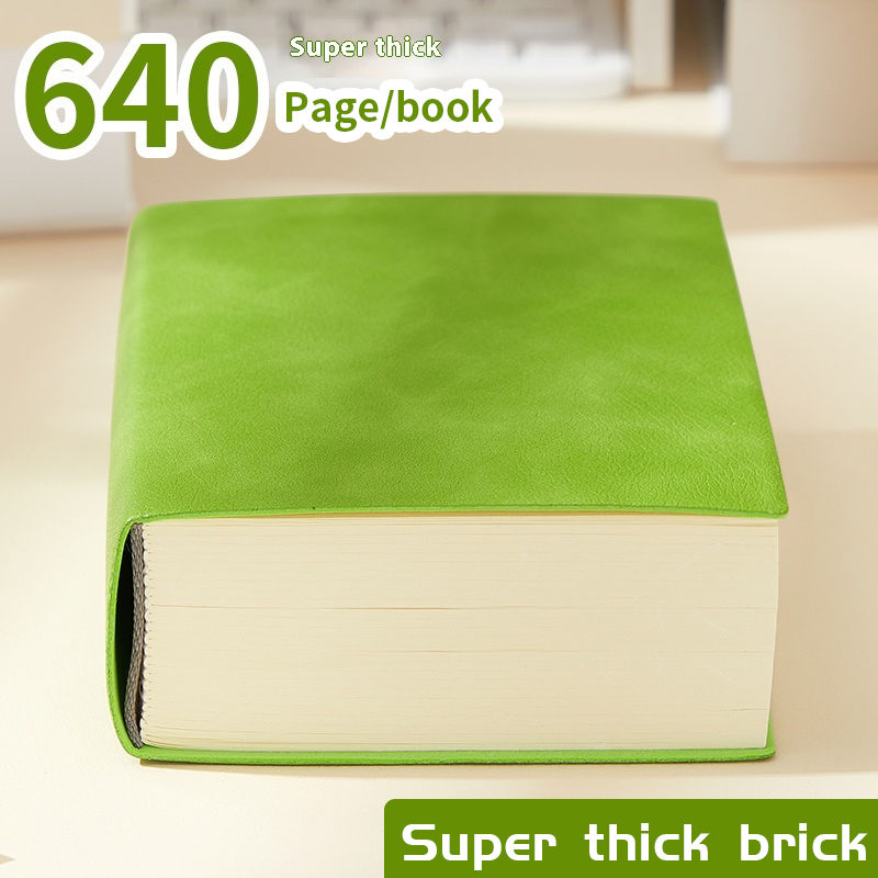 Spreadable Thick Paper Handbook Premium 640 Page Milk Brick Notepad for Artists & Sketchers