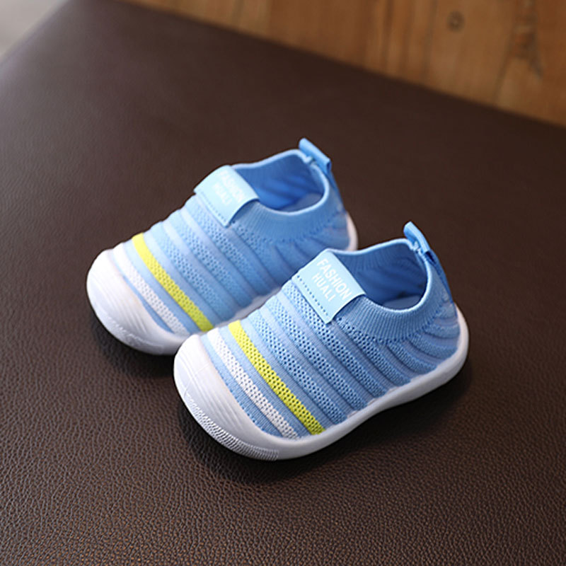 Baby First Walkers Infant Knitted Shoes Toddler Soft Sole Indoor Outdoor Casual Shoes for Little Kid Sizes US0.5C-US6C
