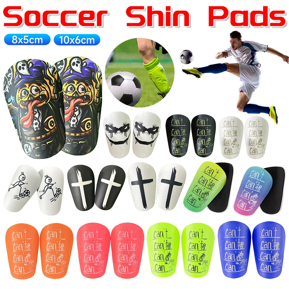 1Pair Soccer Shin Pad Shock Absorber Football Guards Wearresistant Mini Guard Training Leg Protector for Kids 241218