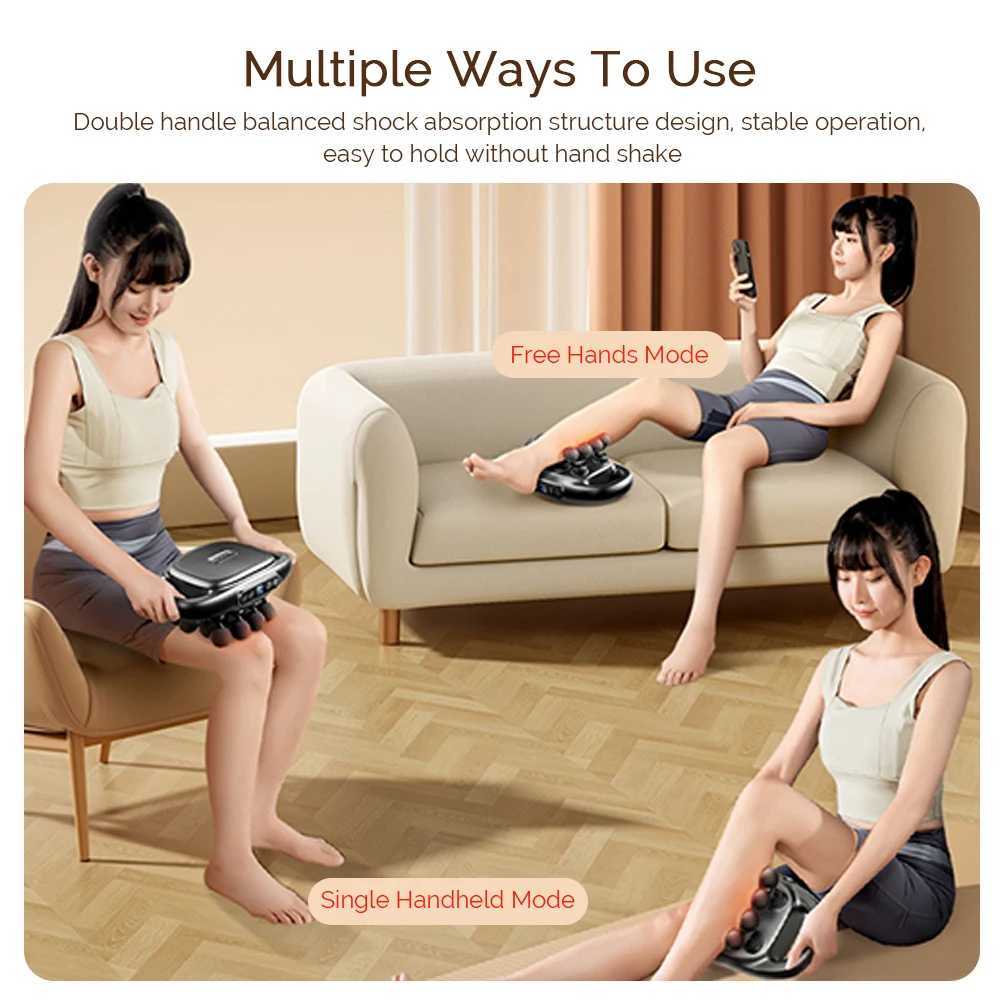 16-Head Fascia Gun High Frequency Vibration Body Massage ManeXJ241219