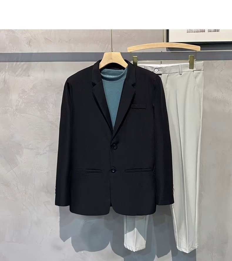 K738 Men's Gradient Sequin Suit - Performance Host Dress with Modern Style for Men