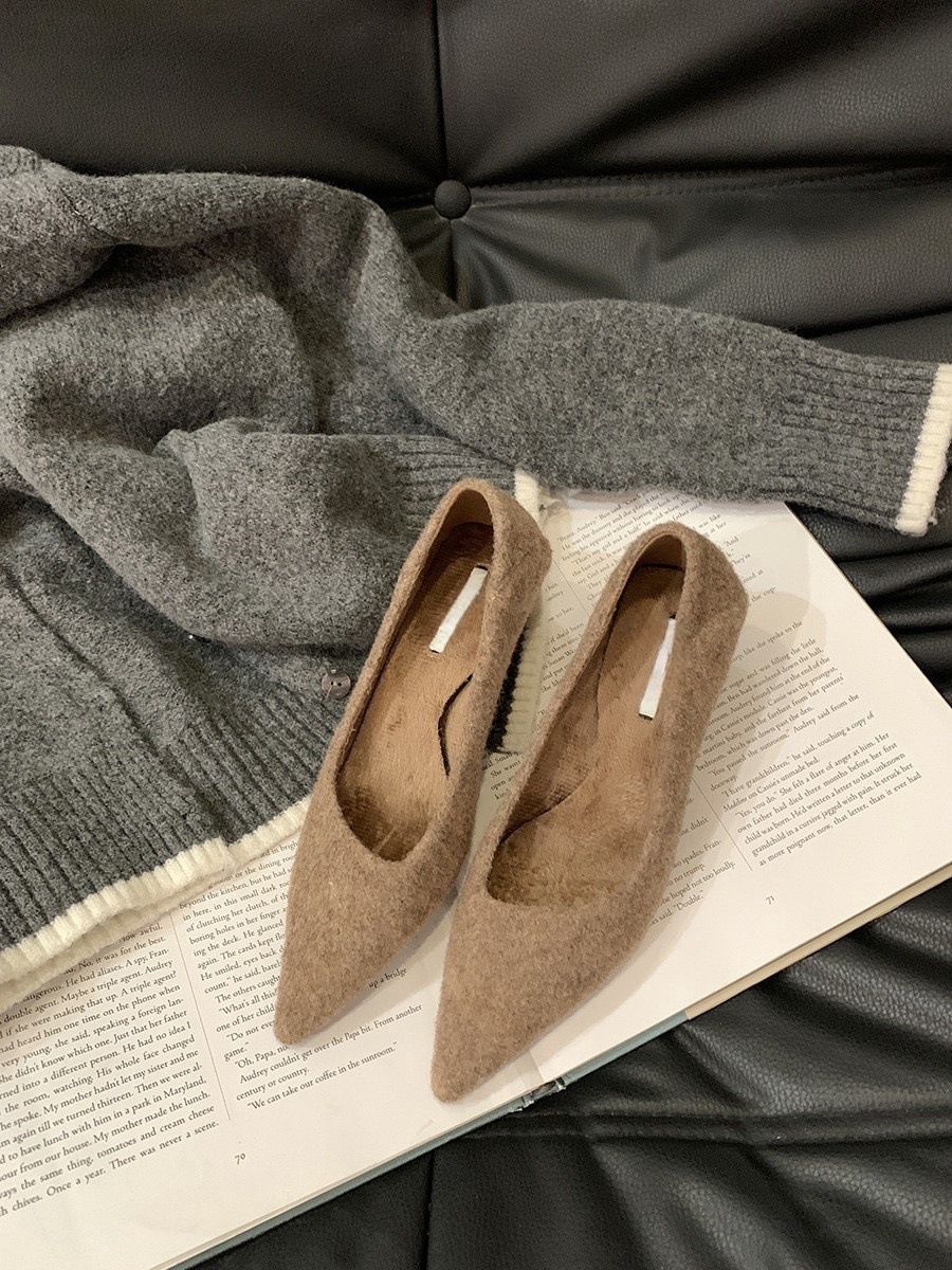 Wedding Shoes High Heels Platform Pumps Woman New Party Dress Stiletto White plush high-heeled shoes
