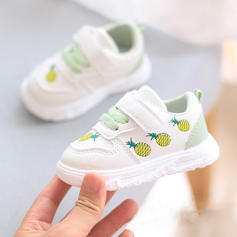 Toddler Sneakers Infant Sport Shoes Cute Baby Newborn Outdoor First Walkers Anti-slip Happysteps Kids Casual Shoes Sizes US0.5C-US4C