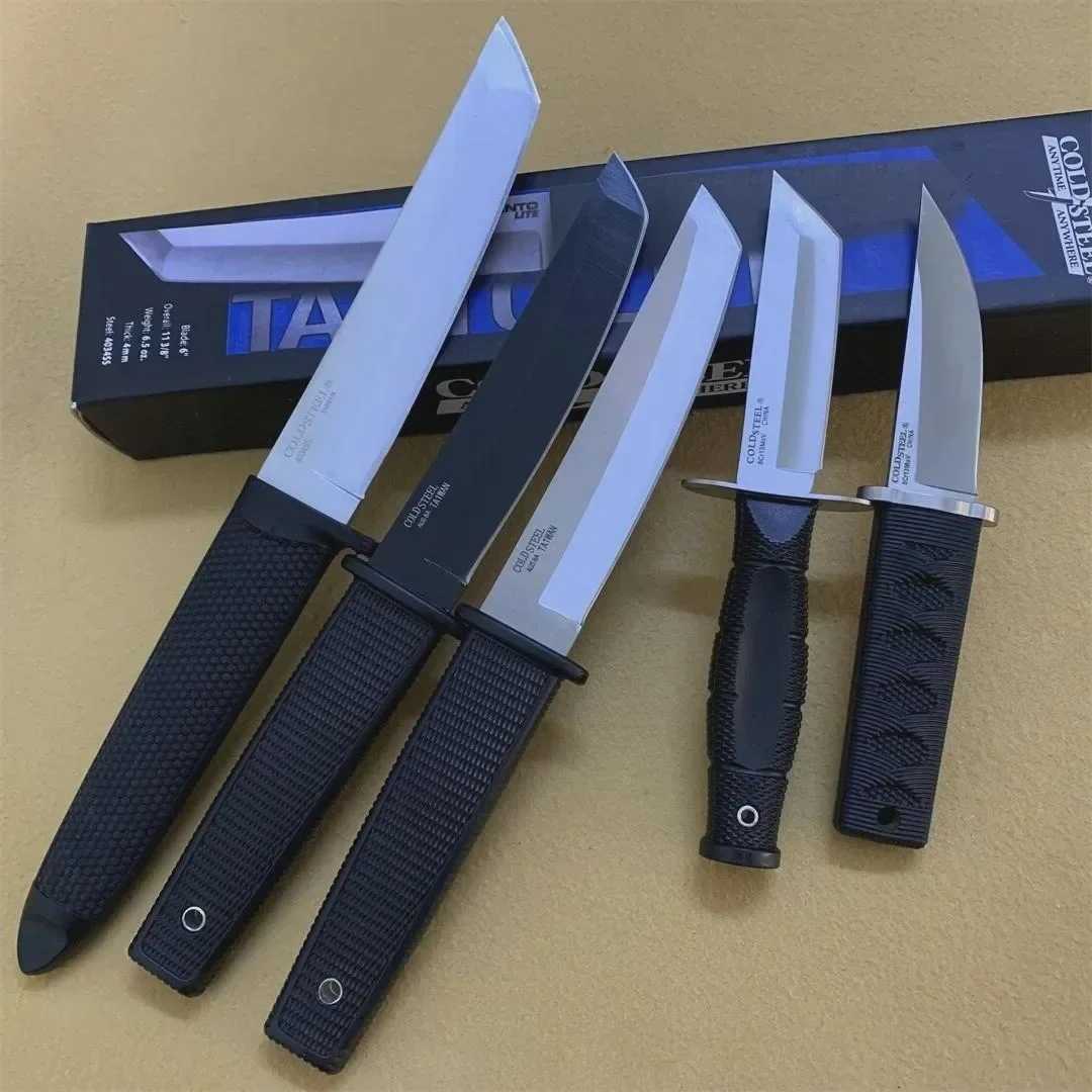 6 styles of CS Katana fixed blade military knife 440C Tanto blade ABS handle tactical outdoor combat hunting survival toolW250402
