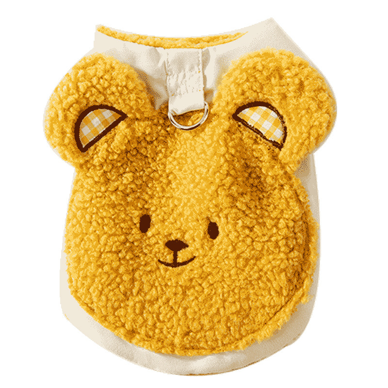 Dog Apparel Pet Autumn/Winter Single Breasted Cardigan Sweater Teddy Small Cat Contrast Designer Clothes