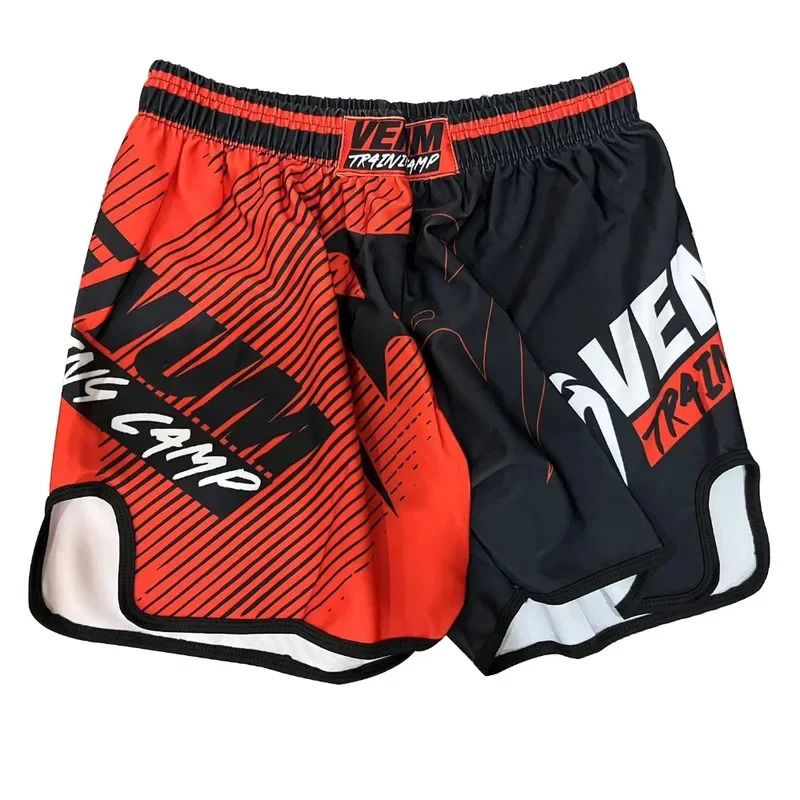 EVERBOUT MMA Fight Boxing Quick Drying Short Pants Muay Thai Training Gym Fitness Fighting Sports Shorts Sweatpants 241218
