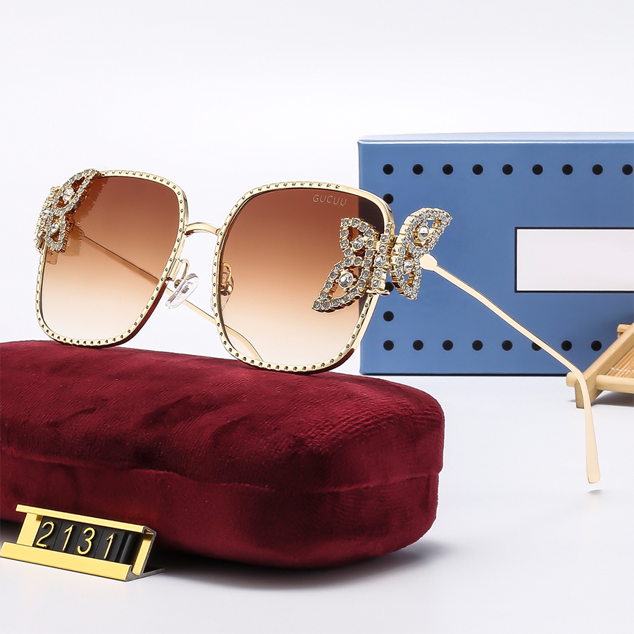 Designer Fashion Sunglasses Butterfly Decor Sunglasses Women Small Frame Fashion Men Gift Beach Sunshade And 5 Colors Of UV Protective Glasses