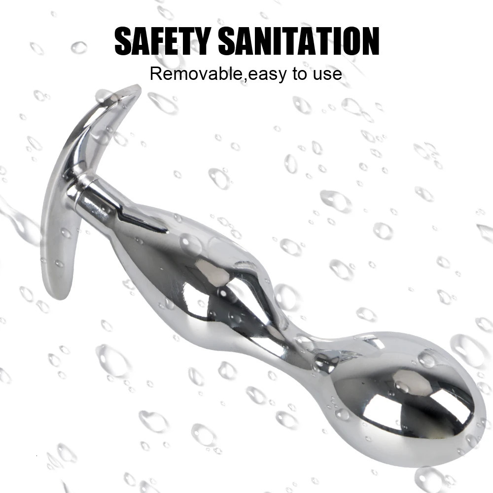 Stainless Steel Prostate Massage Sex Toys For Men Women Gay Erotic Adult Products Metal Anal Plugs Anus Stimulator Butt Plug 241219