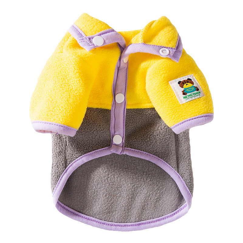 Dog Apparel Pet Clothes Autumn and winter dog clothes two legged fleece clothes, thick and warm base clothes, small dog pet clothes