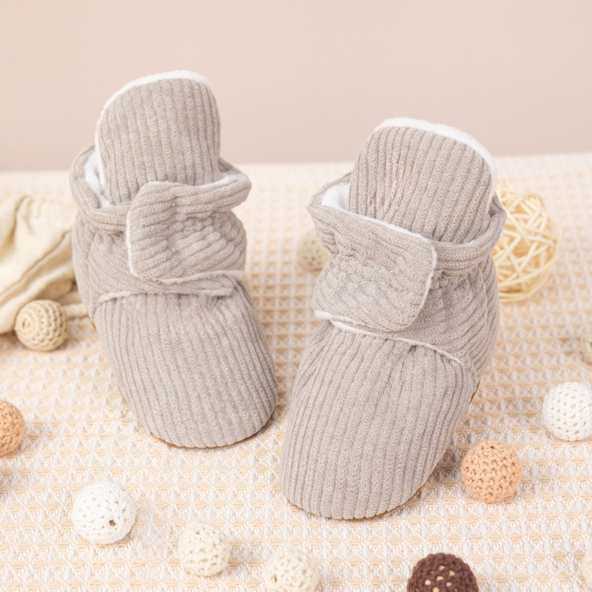Baby Shoes Boots Winter Warm Socks Light Weight Non-Slip First Toddler Shoes Kidsnest Newborn Infant Footwear Shoes Booties