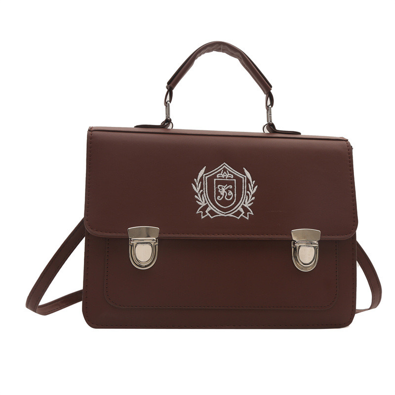 Japanese Jk uniform New large capacity backpack retro preparatory style high school commuting briefcase womens messenger bag 240906