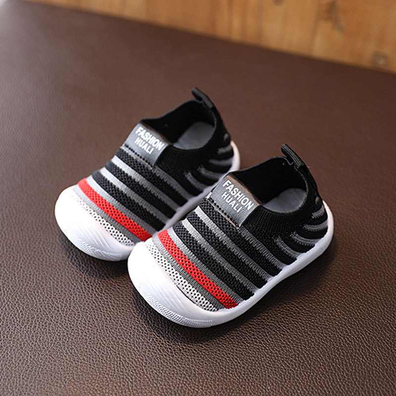 Baby First Walkers Infant Knitted Shoes Toddler Soft Sole Indoor Outdoor Casual Shoes for Little Kid Sizes US0.5C-US6C