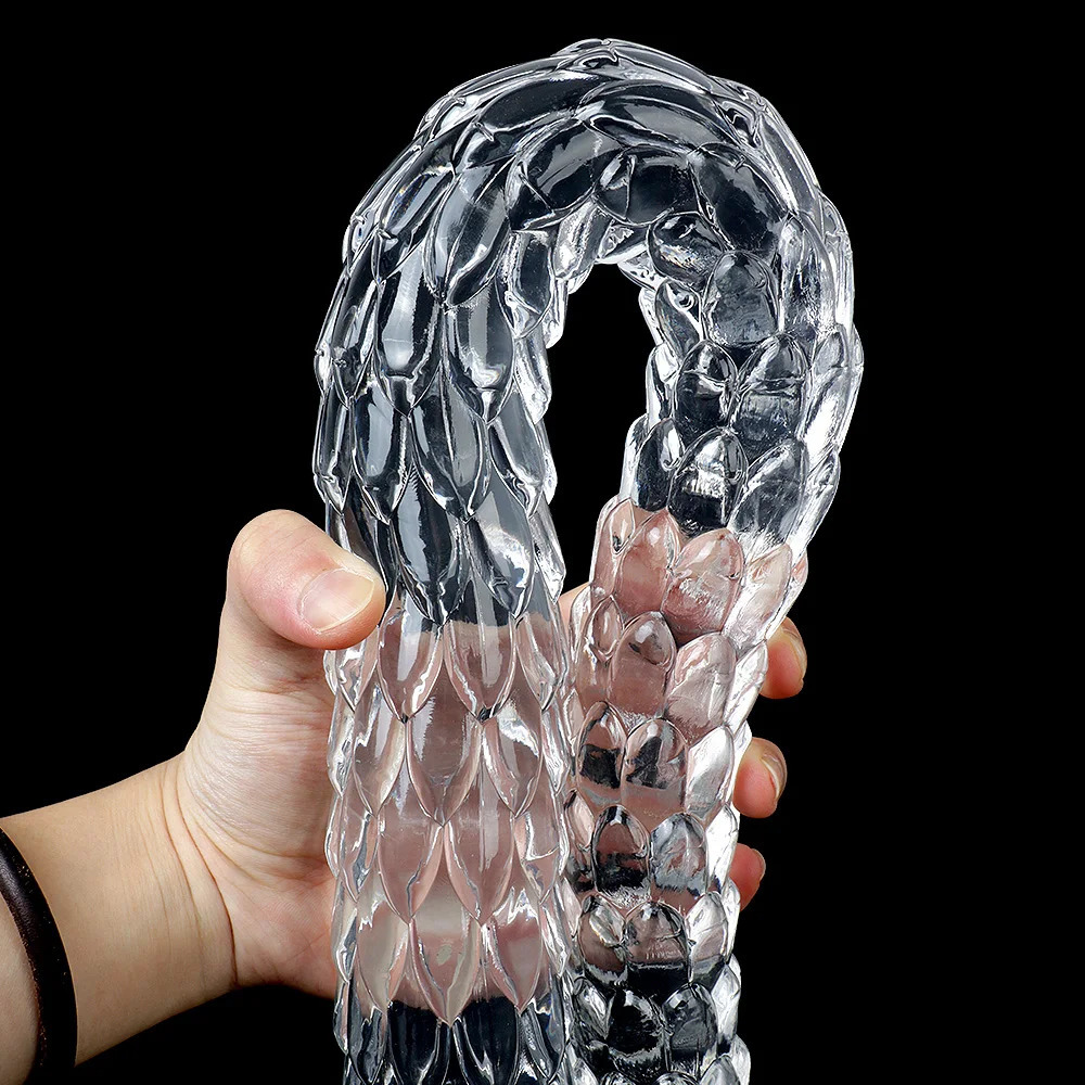 40-60cm Scaly Long Dildos For Women Vaginal Toys Anal Plug Men Butt Dilator Artificial Penis Female Masturbator Sex Whips Adults 250227