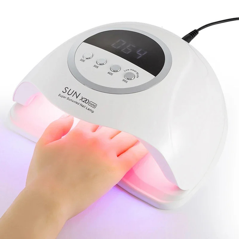 320W UV LED Lamp For Nail Manicure 72 LEDS Professional Gel Polish Drying Lamps With Timer Auto Sensor Equipment Tools 241219
