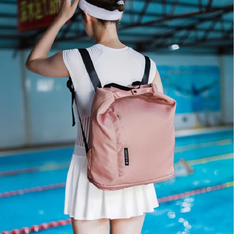 Women Gym Fitness Backpack Lightweight Waterproof Swim Yoga Sports Dry Wet Bag with Shoe Compartment Fashion Weekend Travel Bags 241219