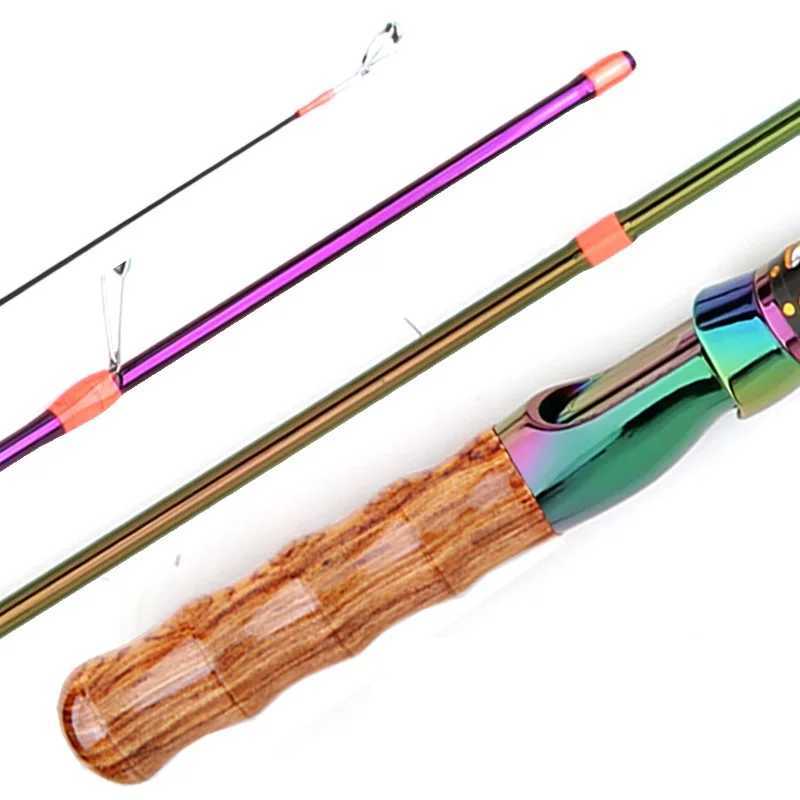 Carbon Fiber Spinning Casting Rod UL Power Lure Fishing Rod 1.8m 1.68m 2 Sections Fishing Acessories for Trout Bass JiggingXJ241219
