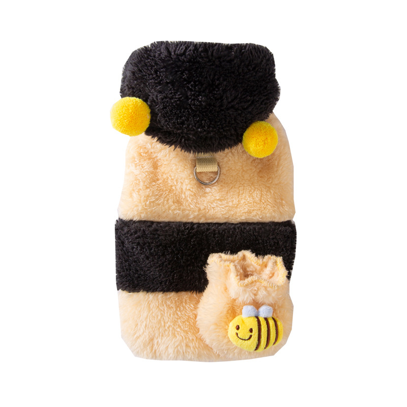 Autumn and winter puppy and dog clothes, cute clothes, thick and warm woolen clothes, small dog and pet dog clothes