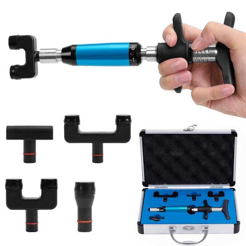 Adjustable Intensity Correction Gun Fascia Massage Gun Activator ropractic Adjusting Instrument Health Care 4 HeadsXJ241219