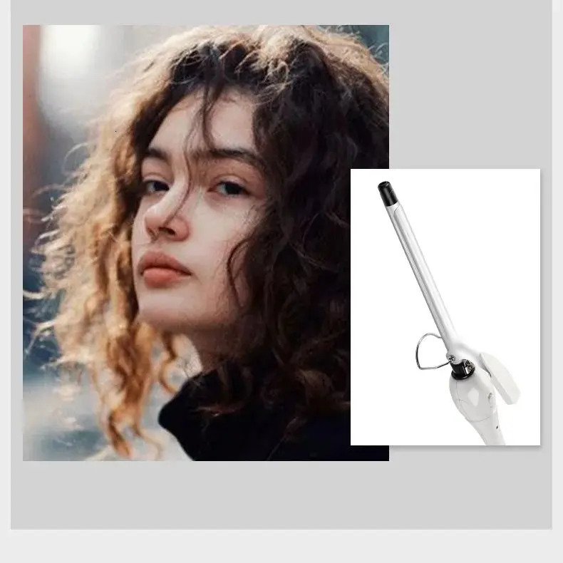 9mm Mini Hair Curling Iron Hair Curler Wand Professional Curly Tongs Ceramic Electric Salon Styling Tool Small Crimping Iron 241219