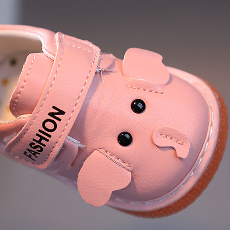 Squeaky Shoes for Newborn Infant Soft Sole Anti Slip Baby Toddler Shoes Kidsnest Cartoon Kids Child Squeaky Shoes Sizes US0.5C-US4C