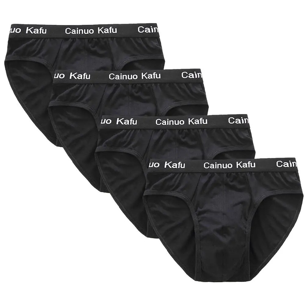 4 Pcslot Sexy Mens Underwear Breathable Mesh Silk Men Briefs Bamboo Fiber Bodysuit Male Comfortable Solid Underpants 241219