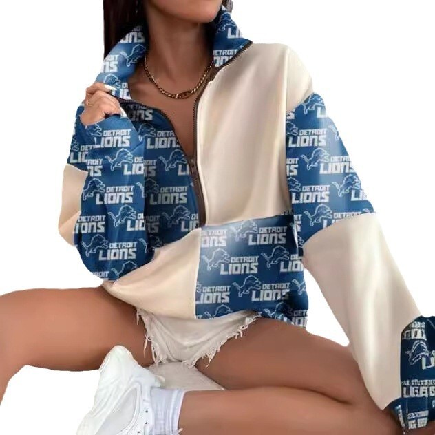 hoodie 2024 autumn and winter new hoodie 3d digital printing stand collar women's street trend zipper popod customization designer hoodie