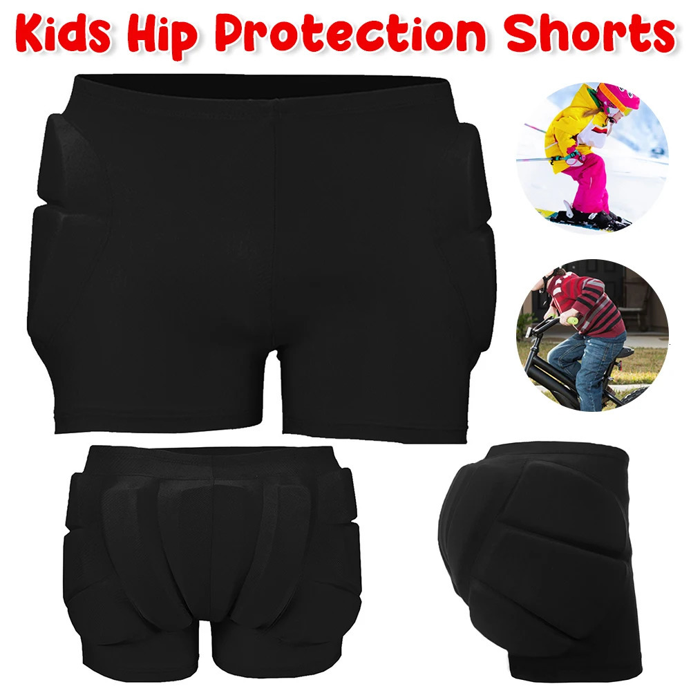 Outdoor Sports Padded Shorts Shock Absorb Kids Tailbone Ski Gear Hip Butt Breathable Sports Pants Cycling Winter Skate Protector 241219