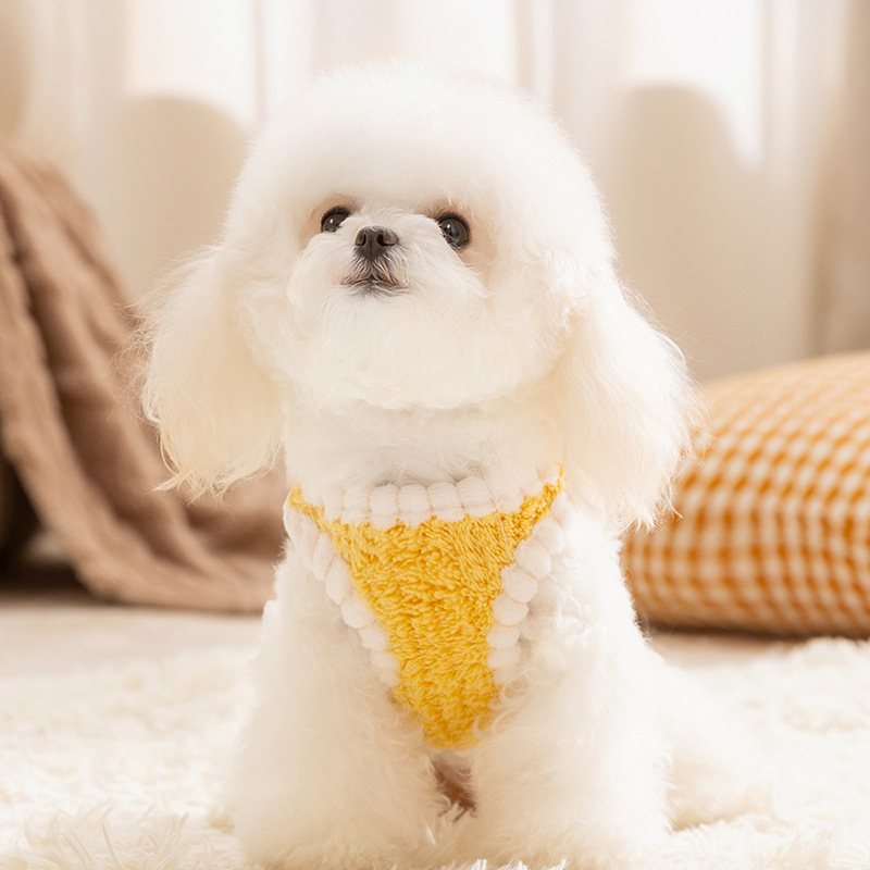 Autumn and winter dog clothes embroidered vests small and medium-sized dogs two legged clothes pet clothing