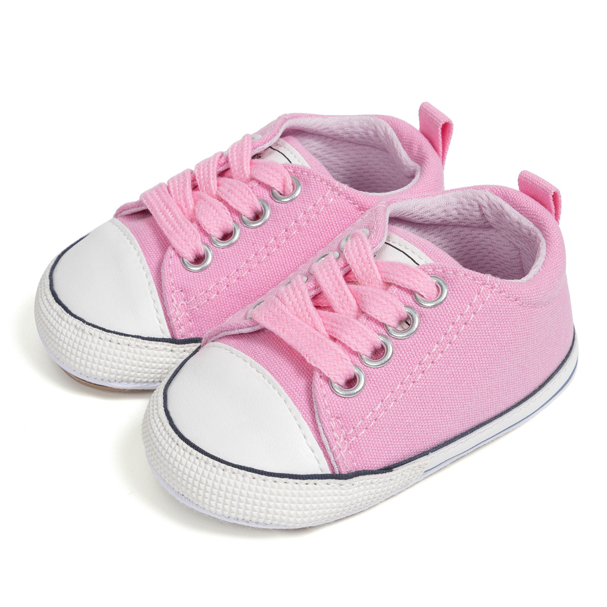Newborn Classic Five Colors Boys Girls Baby Shoes Kidsnest Casual Canvas Sneakers Soft Rubber Soles Anti-slip Unisex Infant First Walkers 0-18M