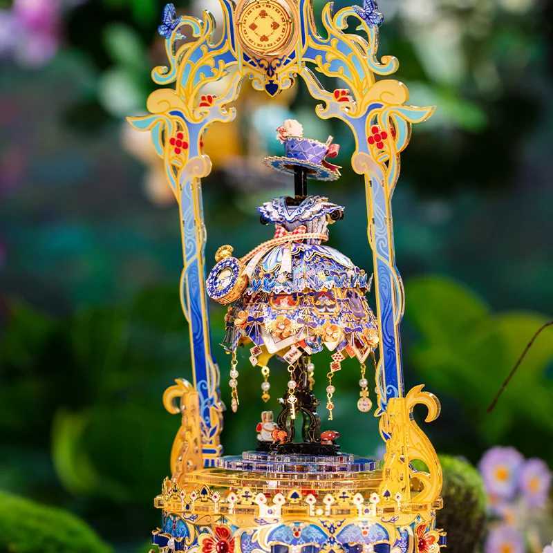 MY Alice in Wonderland 3D metal assembly model puzzles handmade DIY halloween gifts to friends exquisite tabletop ornamentsXJ241218