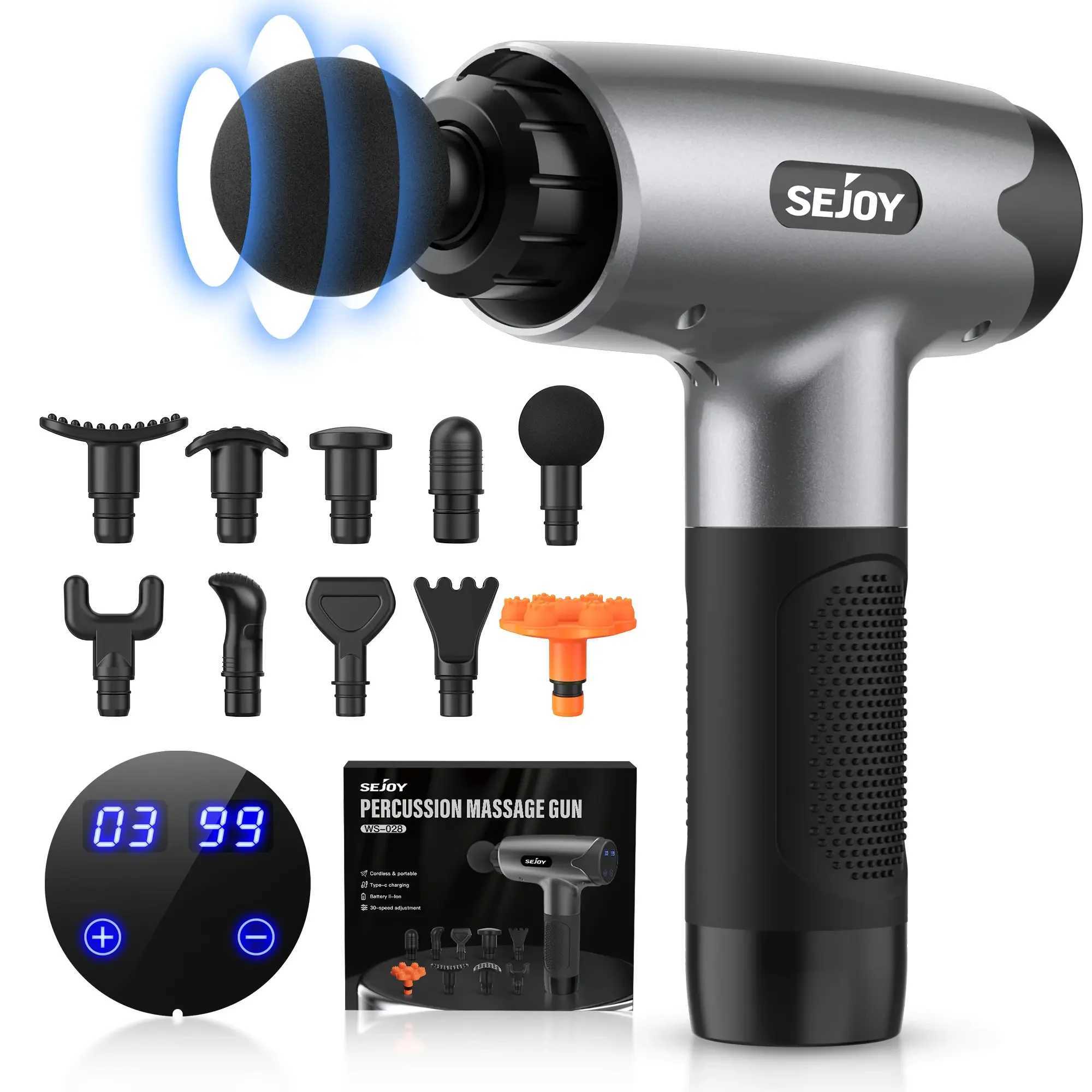 Sejoy Massaggio 10 Speed GUN Persicazione DEL Tegno Infefe Muscusione Muscusion…
