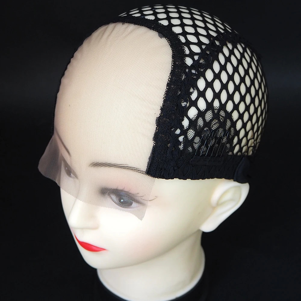 4X4 Frontal Lace Closure Wig Caps For Making Weft Wigs 241219