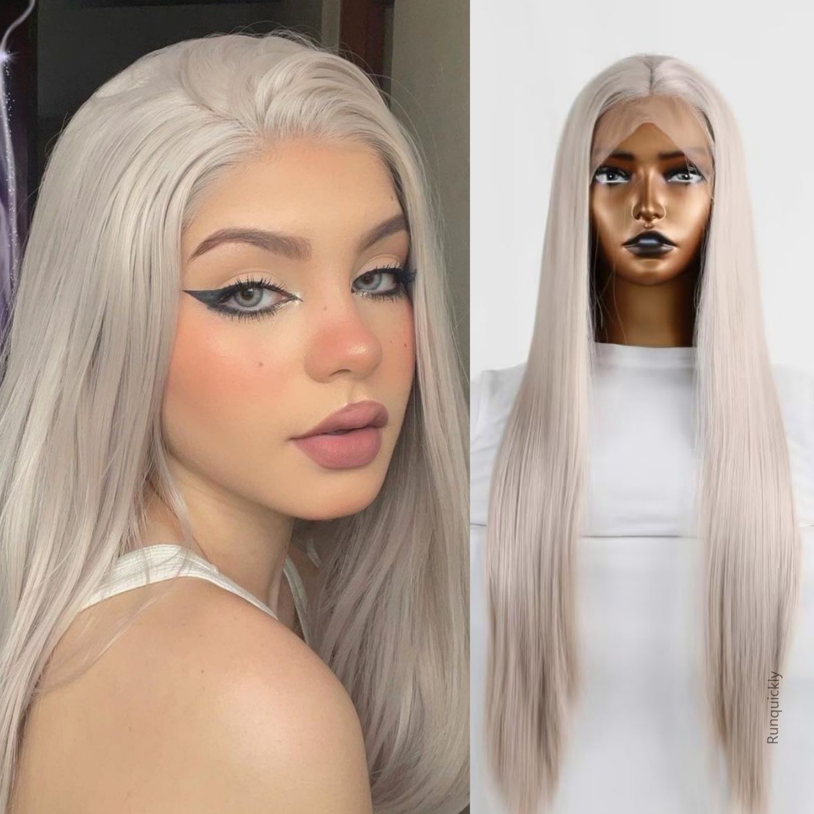 13X4Lace Front Synthetic Wig High Quality Long Natural Straight Wigs 180Density Heat Resistant Fiber Perfect for Any Occasion