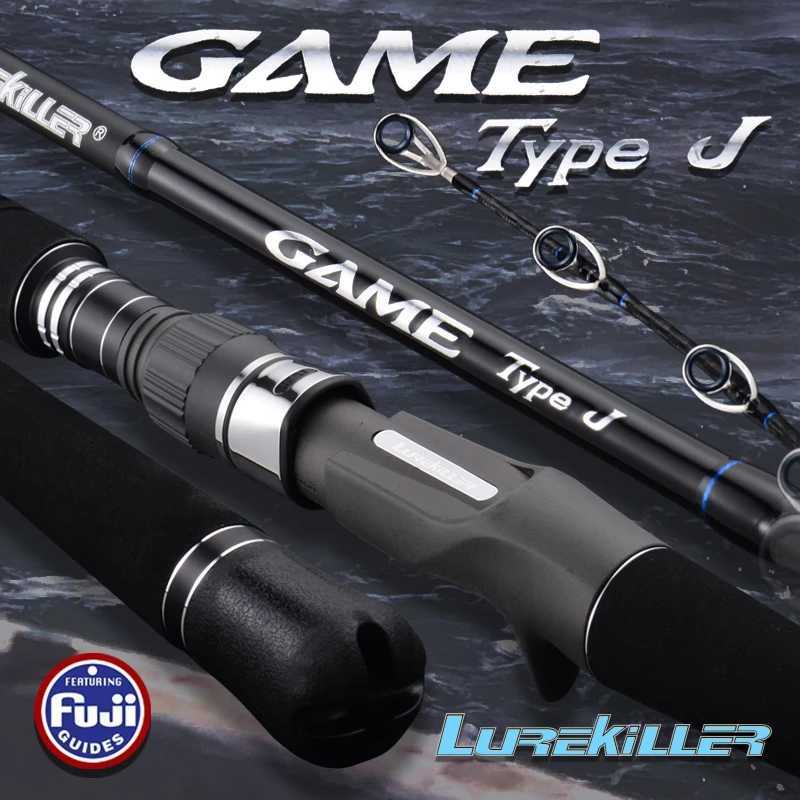 Lurekiller Japan Full Fuji Parts Fast Jigging Rod GAME Jigging Rod 1.8M PE 1-5 JIG 40-260G 20kgs Boat Rod Ocean Rod SlatwaterXJ241219