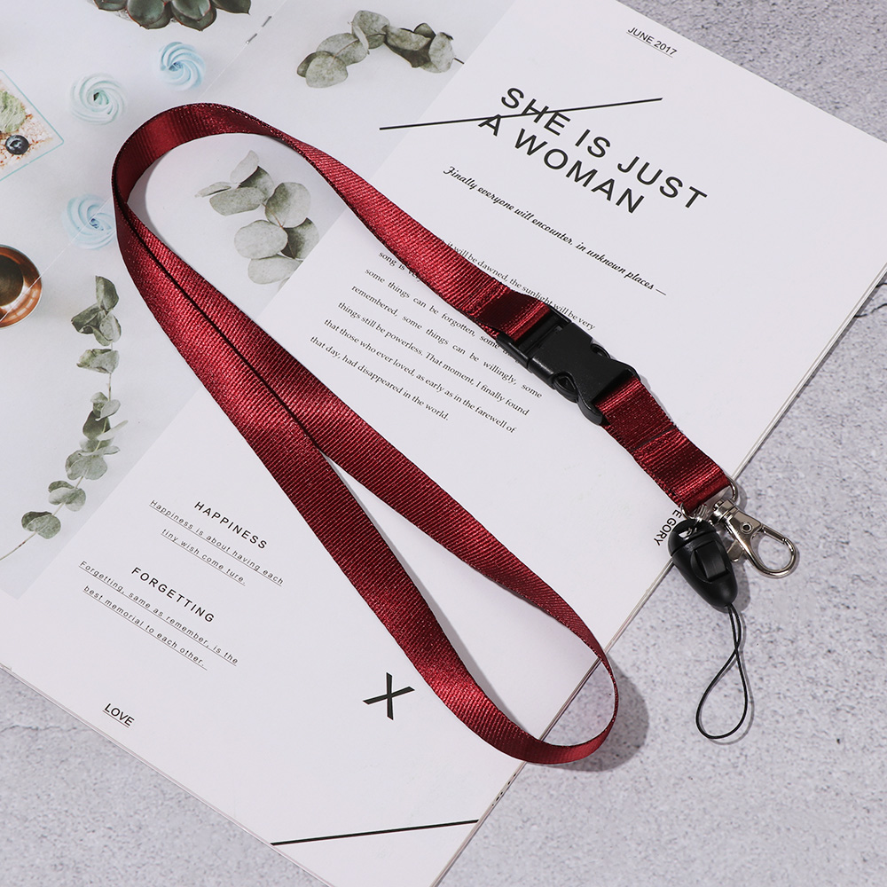 Factory customization LOGO Mobile Phone Lanyard Neck Hanging Lanyards for Keys ID Card Employee Card Badge Holder Straps Camera Rope