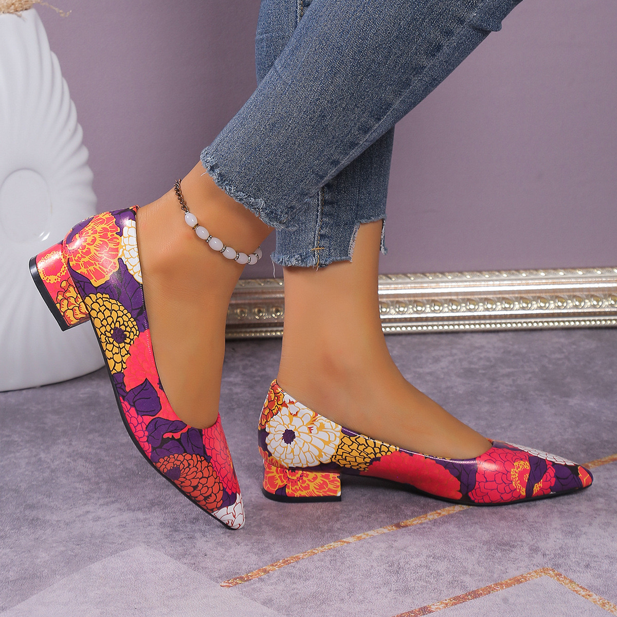 2025 new Mary Fashion Jane atos De Mujer Red Heels Large Sizes Pumps Shoes for Women zhanyishengli