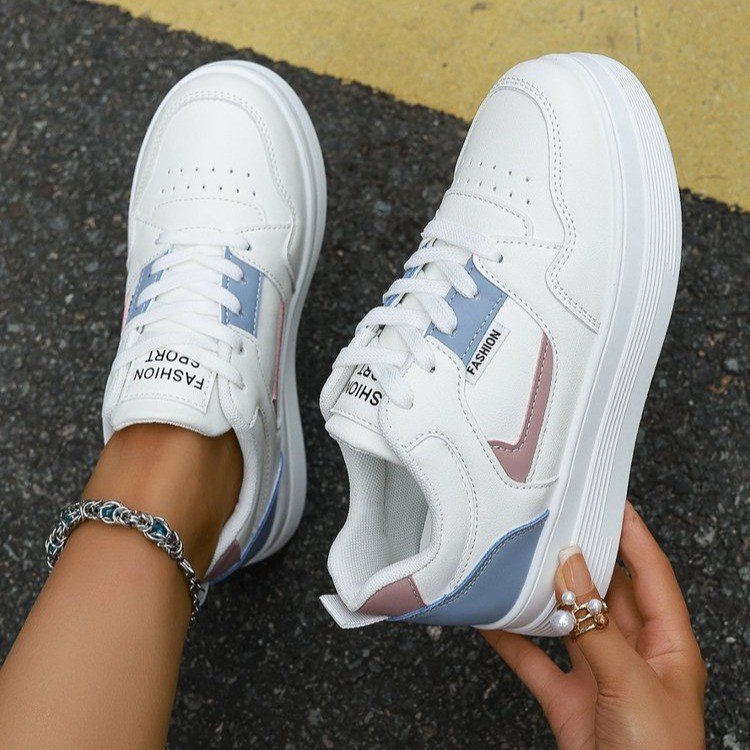 Small white shoes women 2025 spring and autumn new foreign trade large size women's shoes Designer students flat casual sneakers