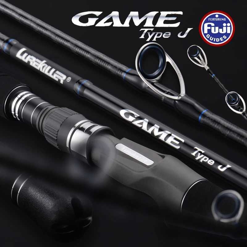 Lurekiller Japan Full Fuji Parts Fast Jigging Rod GAME Jigging Rod 1.8M PE 1-5 JIG 40-260G 20kgs Boat Rod Ocean Rod SlatwaterXJ241219