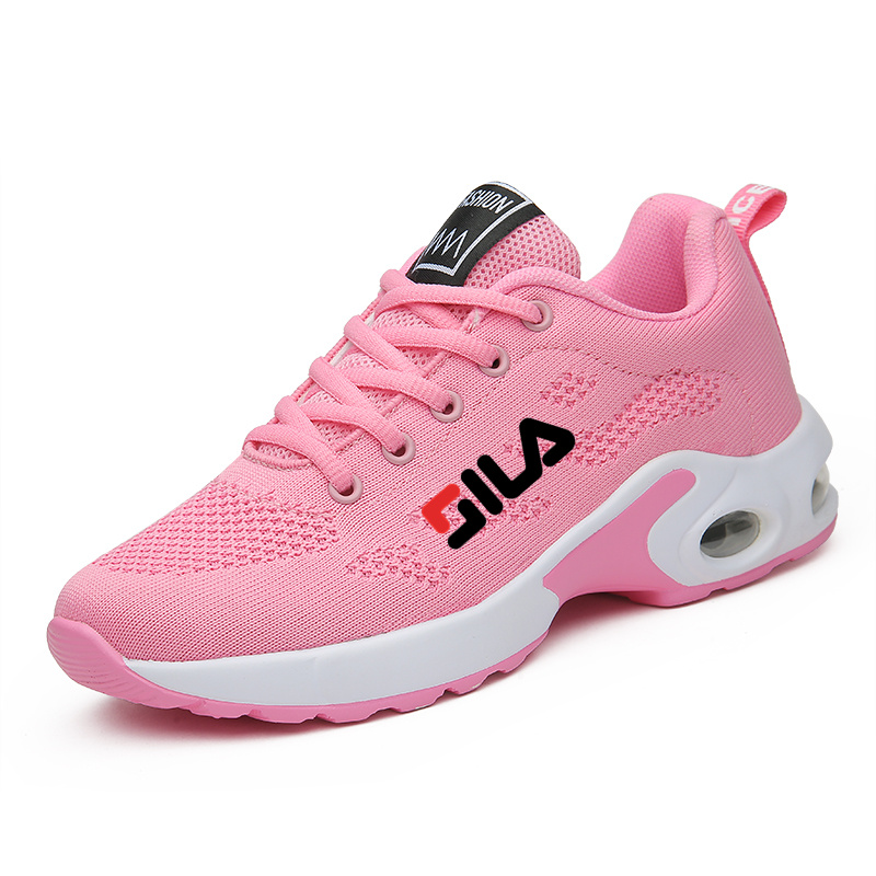 Womens Running Shoes Ladies Breathable Sneakers Summer Light Mesh Air Cushion Womens Sports Shoes Outdoor Lace Up Training Shoes