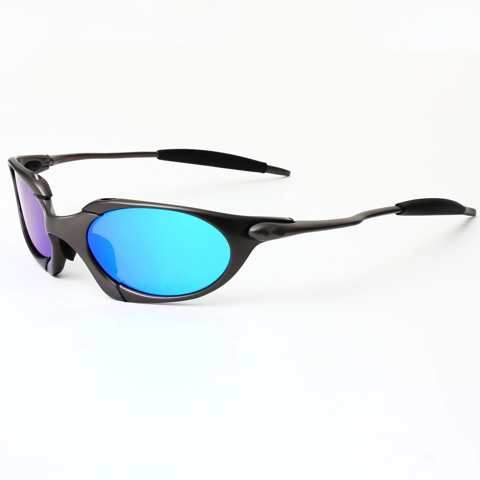 Golden frame polarized sunglasses X metal future technology style outdoor sports bike sunglasses Romeo 241219