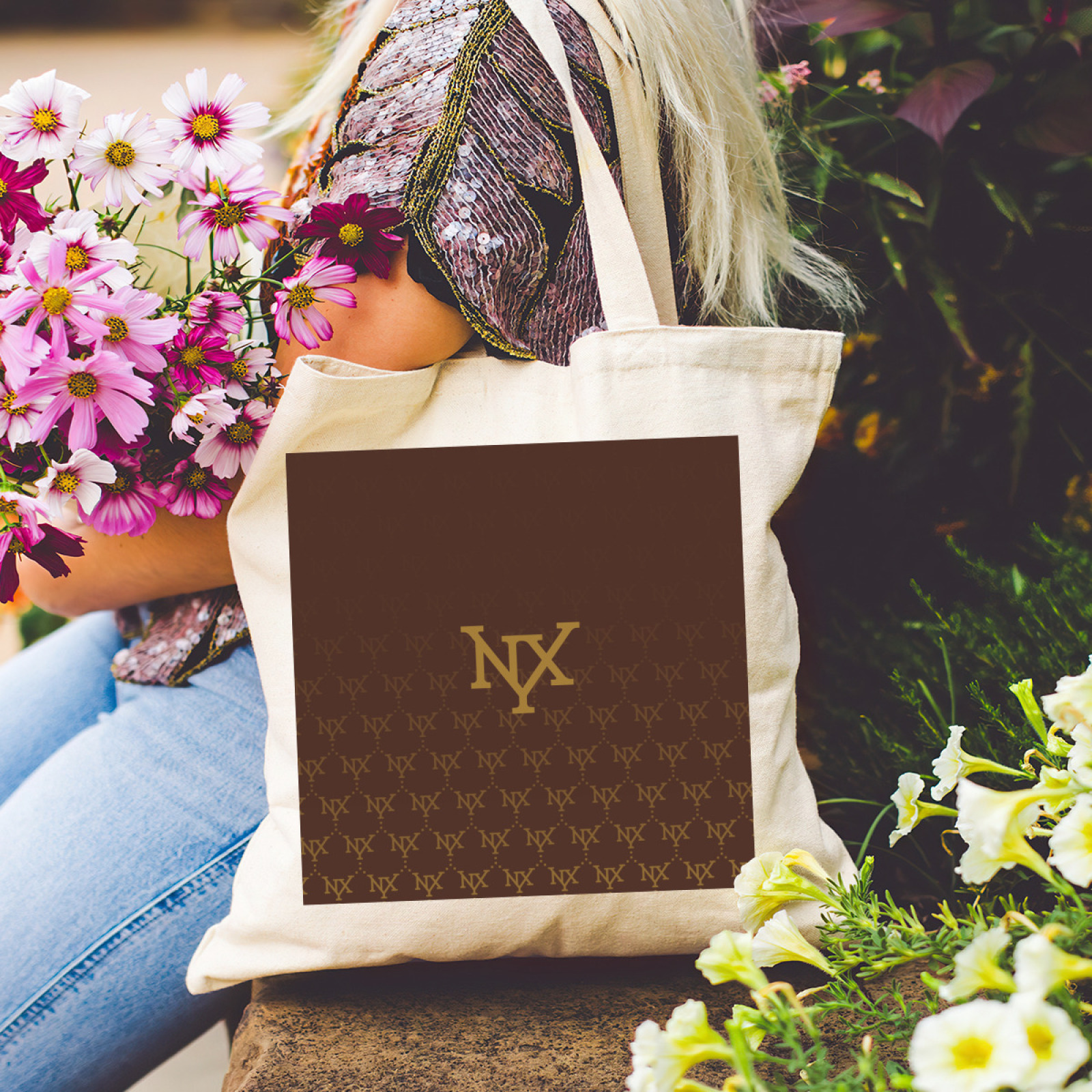 NXY Original Bag Women Canvas shopping bag luxury bag handbag womens luxurys handbags fashion classic totes bags with dust bag