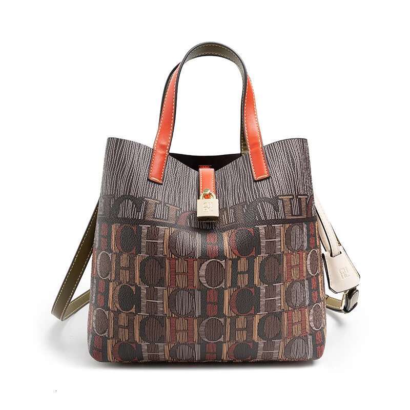 Women's Bags Handbag Exquisite Wer Leather Fashion Design Handbag Printed Women's Shoulder Large Capacity Bag
