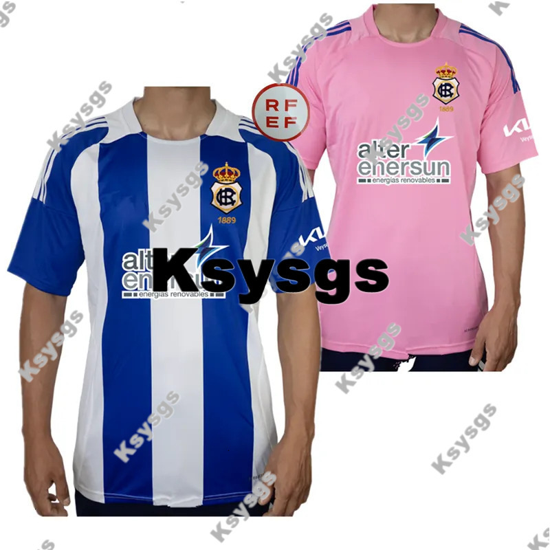 Recreativo De Huea ksy956 2023-24 Home & Away Custom Soccer Jerseys